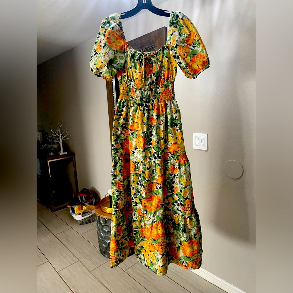 Faithful The Brand Flowered Dress Size Large from my closet!